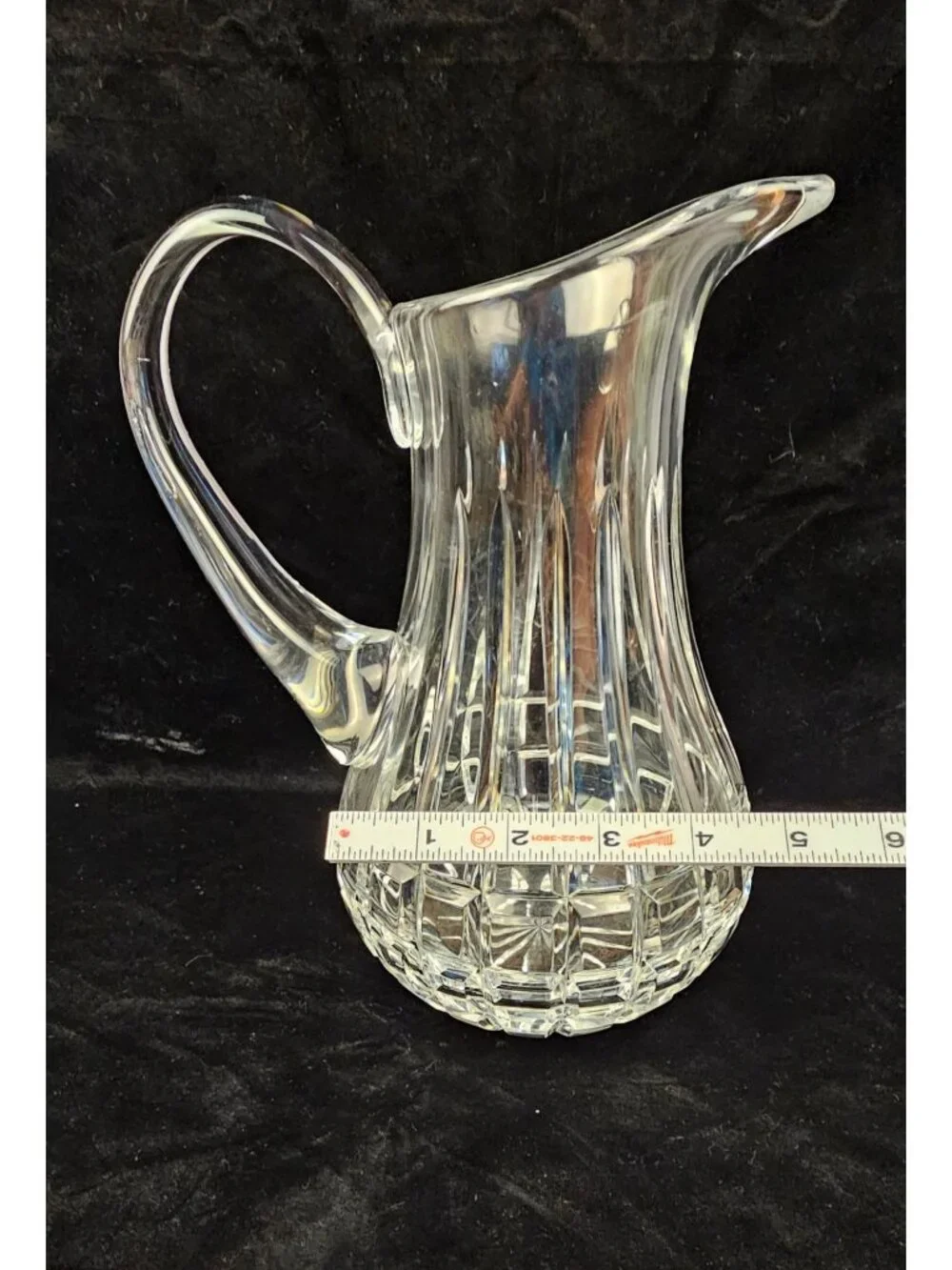 Badash Crystal Alice Pattern Vintage Cut Glass Pitcher 8